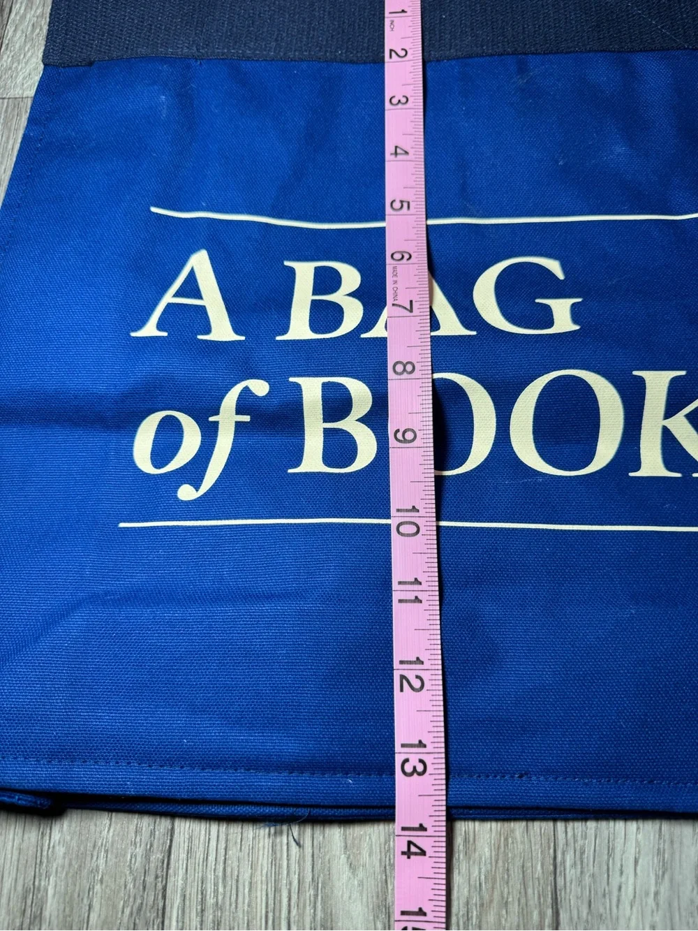 Barnes and Noble Tote Bag A Bag of Books Blue B&N New With Tag